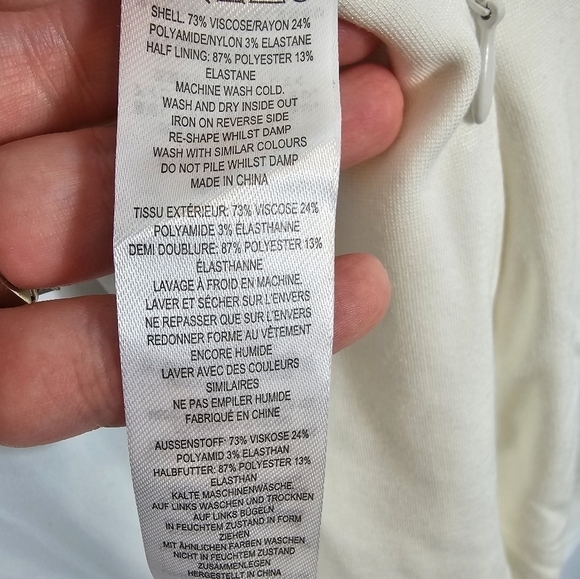 Nwt French Connection Sundae Lula Sleeveless Jumpsuit Summer White 4 - Picture 11 of 11